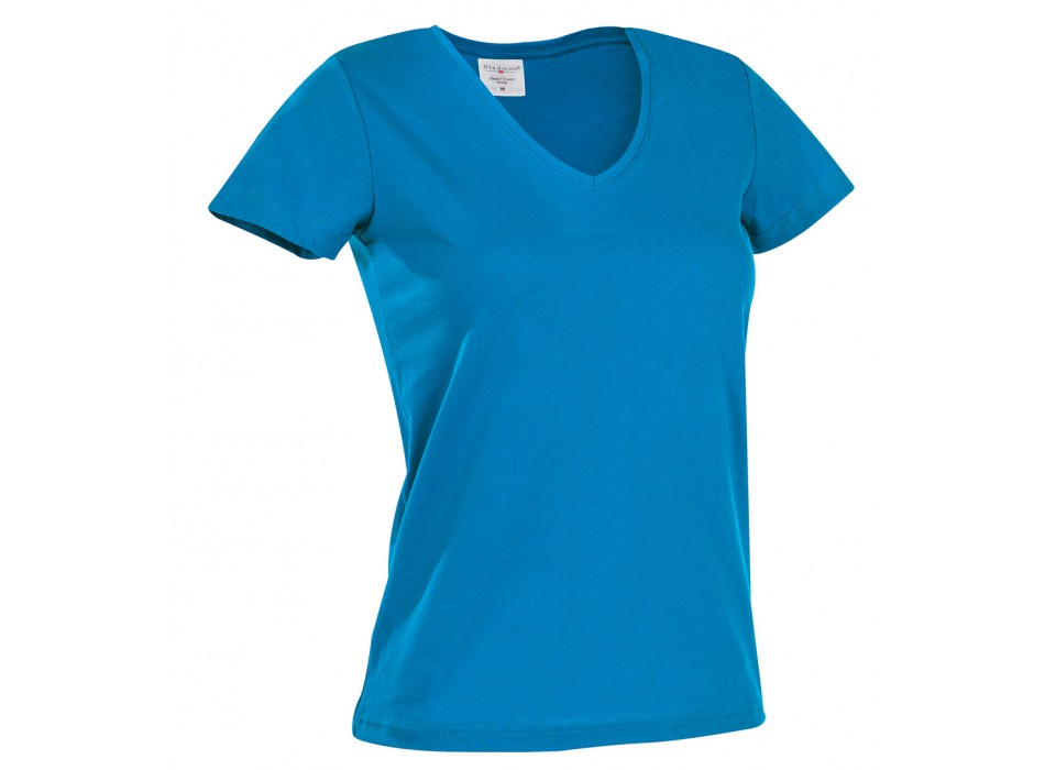 CLASSIC V-NECK WOM STEDM 100%C FullGadgets.com