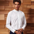 Collar 'Grandad' LS Shirt65%P3 FullGadgets.com