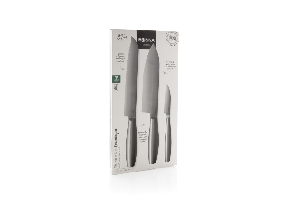 Coltelli da cucina BOSKA Copenhagen, set di 3 pezzi FullGadgets.com