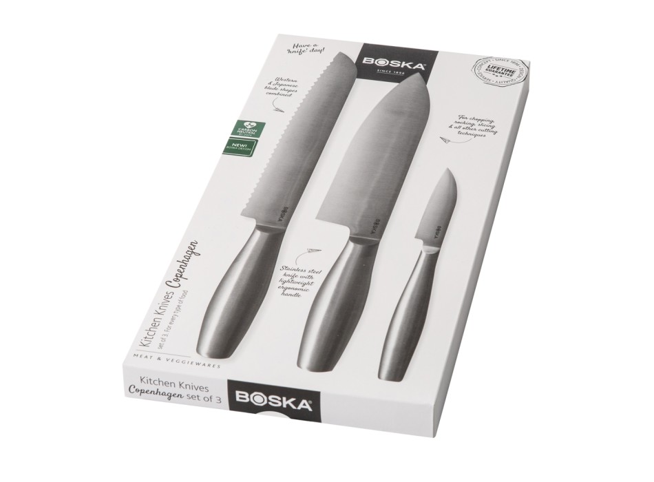 Coltelli da cucina BOSKA Copenhagen, set di 3 pezzi FullGadgets.com