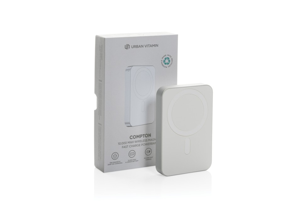 Compton RCS plastica riciclata/alluminio 10.000mAh powerbank FullGadgets.com