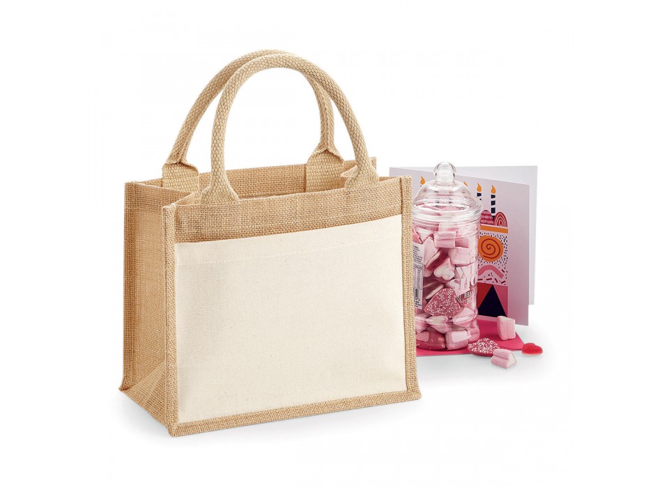 Cot Pock Jute Gift Bag, 100%C FullGadgets.com