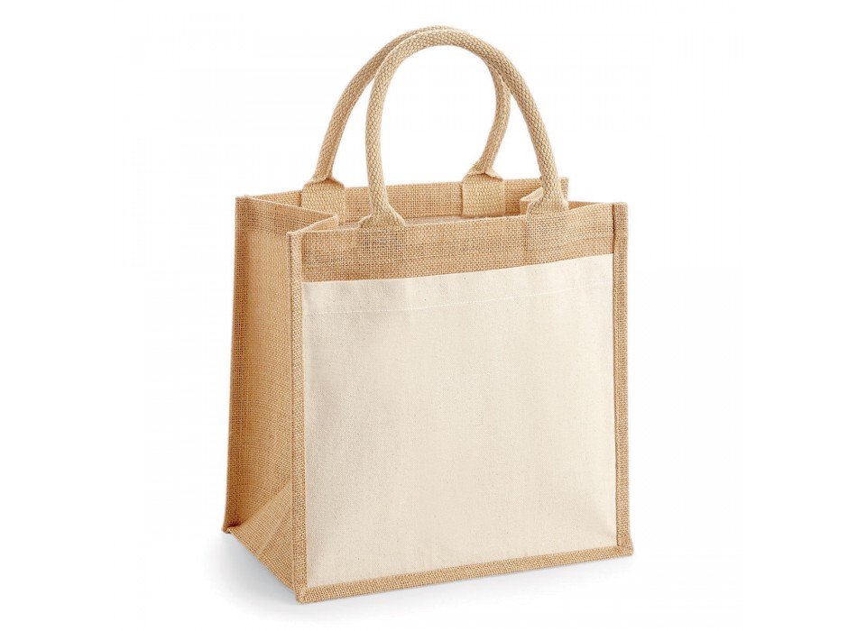 Cot Pocket Jute Midi Tote100%C FullGadgets.com