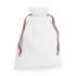 Cotton Gift Bag With Ribbon Drawstring Personalizzabile