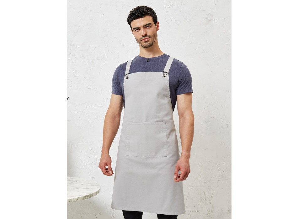 Cross Back "Barista" Bib Apron FullGadgets.com