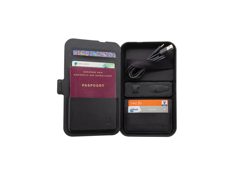 Custodia da viaggio Swiss Peak con caricatore 3in1 rPU RCS FullGadgets.com