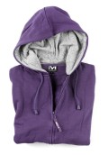 Felpa ATHENA full zip con cappuccio