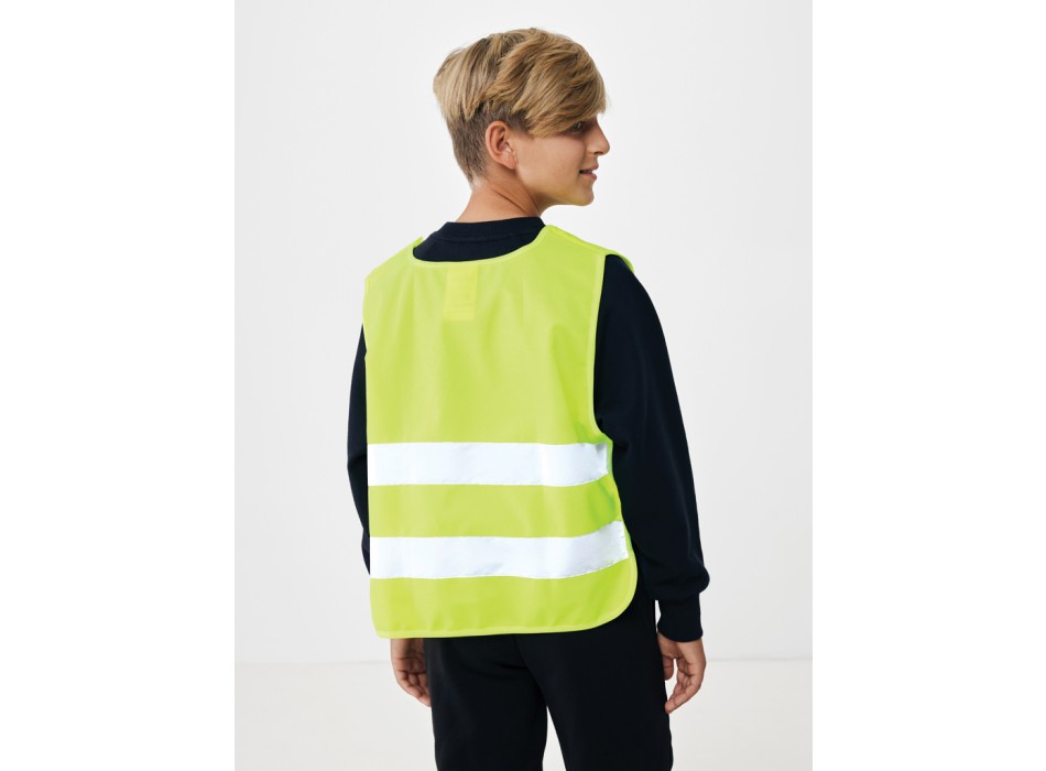 Gilet di sicurezza in PET riciclato GRS 7-12 anni FullGadgets.com