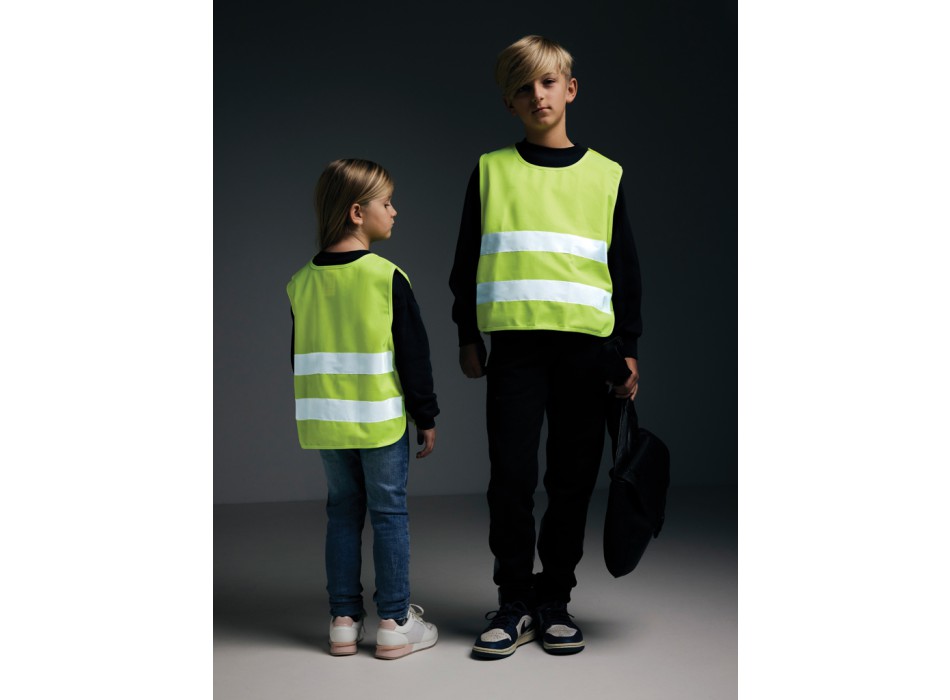 Gilet di sicurezza in PET riciclato GRS 7-12 anni FullGadgets.com