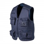 Gilet multi tasche in polycotton, chiusura a zip, 5 tasche frontali FullGadgets.com