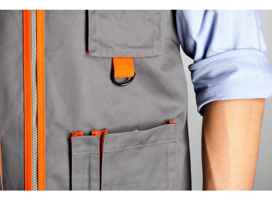 GILET SPAZIO SJ GRIGIO/ARANCIO NEW FullGadgets.com