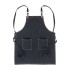 Grembiule da cucina  in cotone 280 g/m2 con 2 tasche frontali, cinghie in PU regolabili.