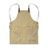 Grembiule da cucina  in cotone 280 g/m2 con 2 tasche frontali, cinghie in PU regolabili.