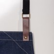 Grembiule da cucina regolabile  in cotone denim con 2 tasche frontali. FullGadgets.com