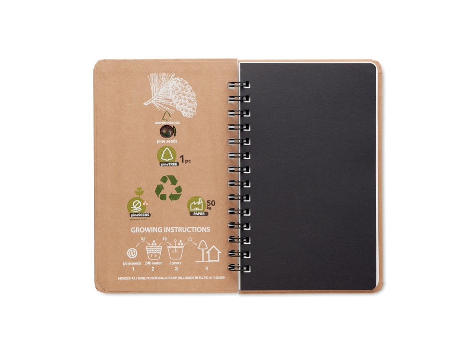 GROWNOTEBOOK™ - Notebook in legno di pino FullGadgets.com