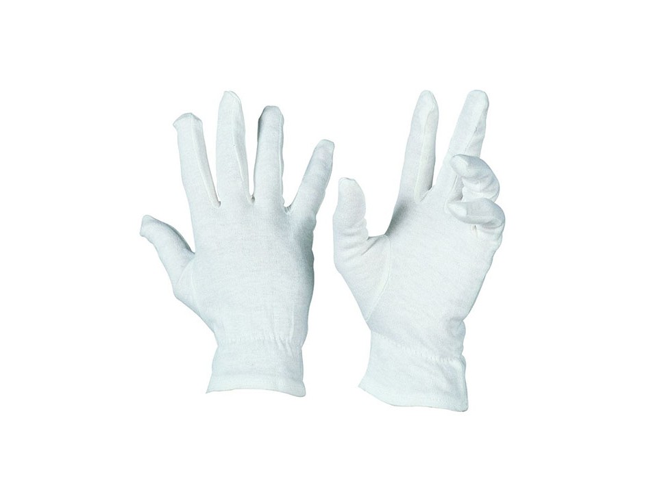 GUANTO COTONE BIANCO UOMO TG 10 FullGadgets.com