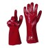 GUANTO PVC ROSSO CM 35