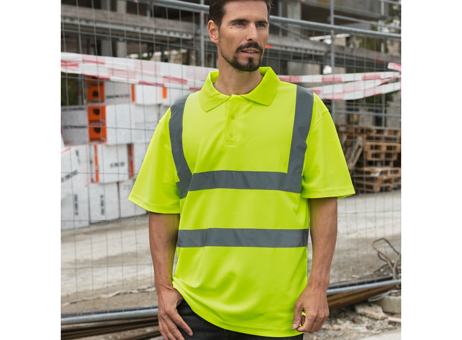 Hi-Viz Polo55%C45&%C FullGadgets.com