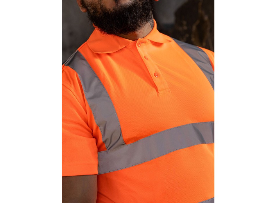 Hi-Viz Poly-Cotton Polo FullGadgets.com