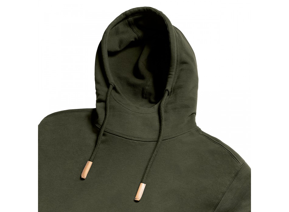 High Collar Hooded Sweat100%OC FullGadgets.com