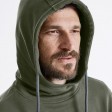 High Collar Hooded Sweat100%OC FullGadgets.com