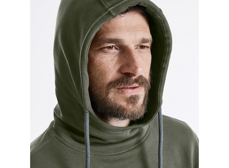 High Collar Hooded Sweat100%OC FullGadgets.com