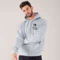 Felpa con Cappuccio a Zip Intera 70% Cotone 30% Poliestere Personalizzabile |BS