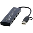 Hub USB 2.0 in alluminio riciclato RCS Rise FullGadgets.com