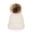 Infant Fur Pom Pom Chunky Beanie FullGadgets.com