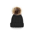 Infant Fur Pom Pom Chunky Beanie FullGadgets.com