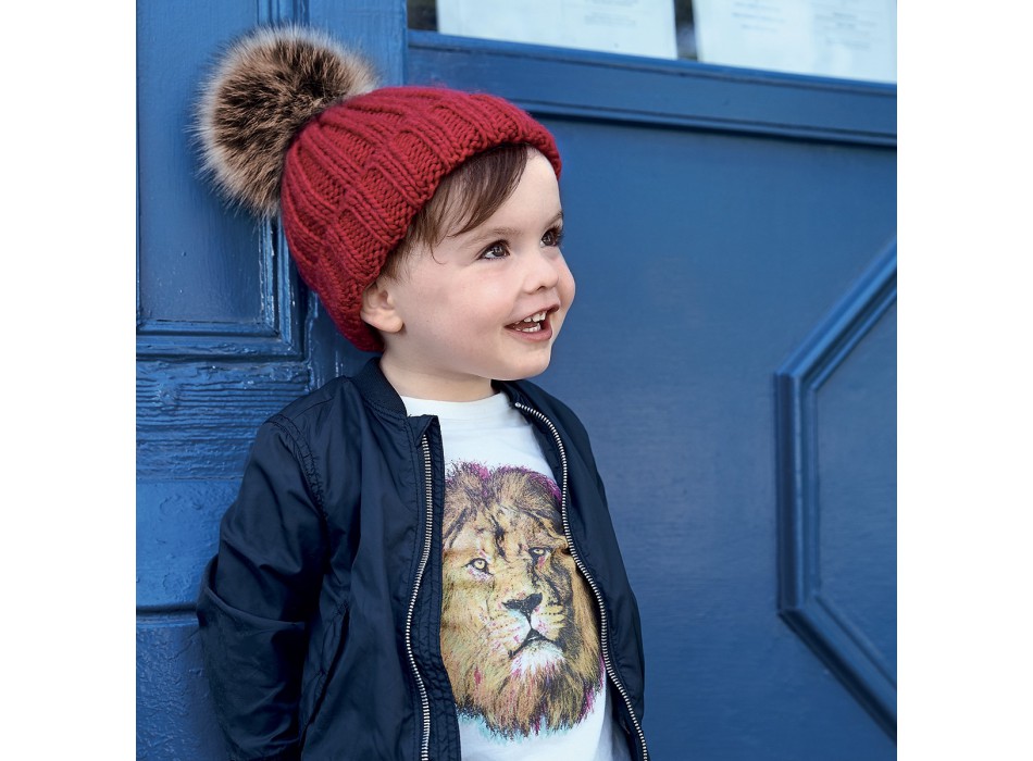 Infant Pom Pom Beanie 100%A FullGadgets.com