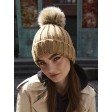 Junior Fur Pom Pom Chunky Beanie FullGadgets.com