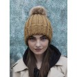 Junior Fur Pom Pom Chunky Beanie FullGadgets.com