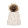 Junior Fur Pom Pom Chunky Beanie FullGadgets.com