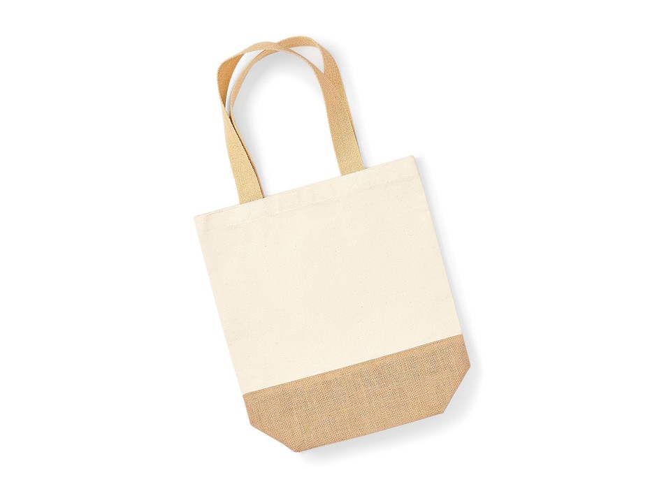 Jute Base Canvas Shopper FullGadgets.com