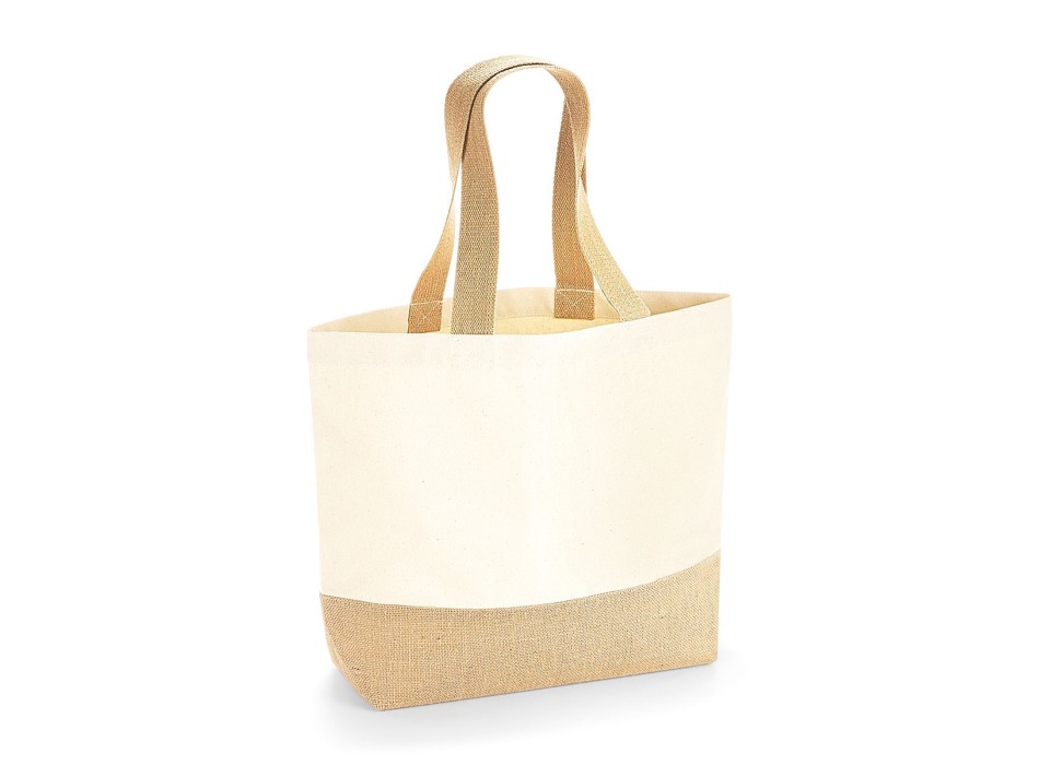 Jute Base Canvas Tote FullGadgets.com