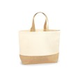 Jute Base Canvas Tote XL FullGadgets.com