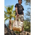 Jute Base Canvas Tote XL FullGadgets.com