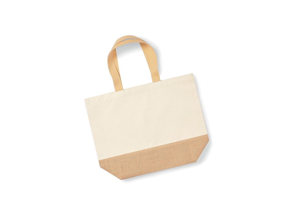 Jute Base Canvas Tote XL FullGadgets.com