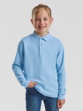 Kids 65/35 Long Sleeve Polo Personalizzabile |Fruit of the Loom