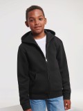 Kids Authentic Hooded Sweat With Zip Personalizzabile |RUSSELL EUROPE