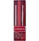 Kit candele glitterate natalizie, supporto di vetro Alexia FullGadgets.com