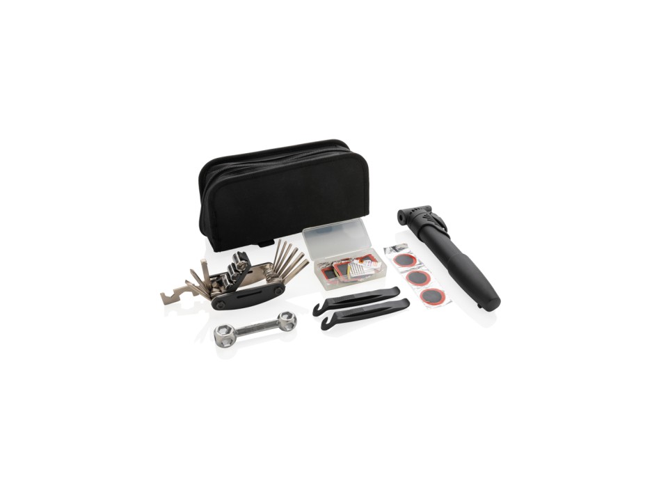 Kit riparazione per bicicletta 17 pezzi FullGadgets.com