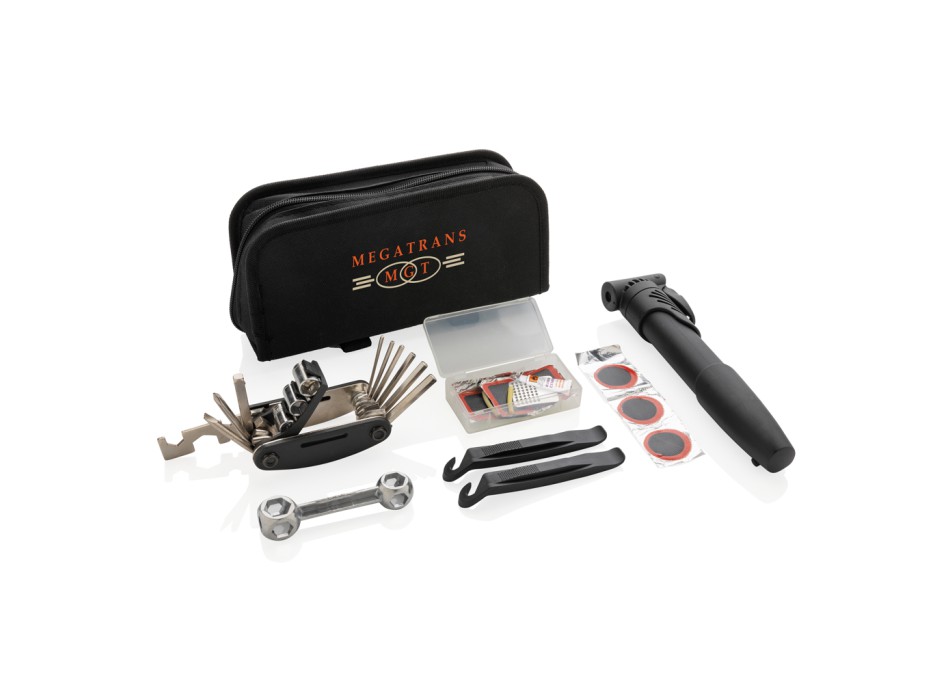 Kit riparazione per bicicletta 17 pezzi FullGadgets.com