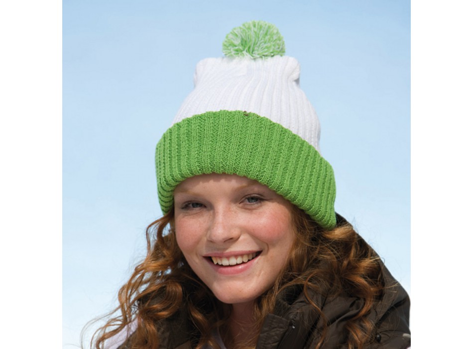 KNITTED POMPON CAP 100%P M&B FullGadgets.com