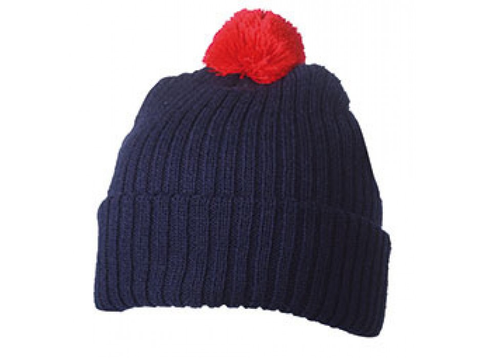 KNITTED POMPON CAP 100%P M&B FullGadgets.com