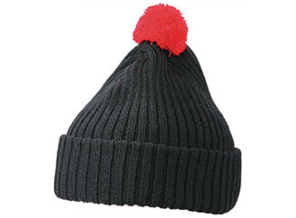 KNITTED POMPON CAP 100%P M&B FullGadgets.com