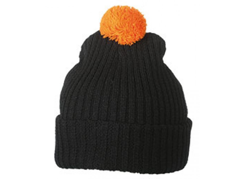 KNITTED POMPON CAP 100%P M&B FullGadgets.com