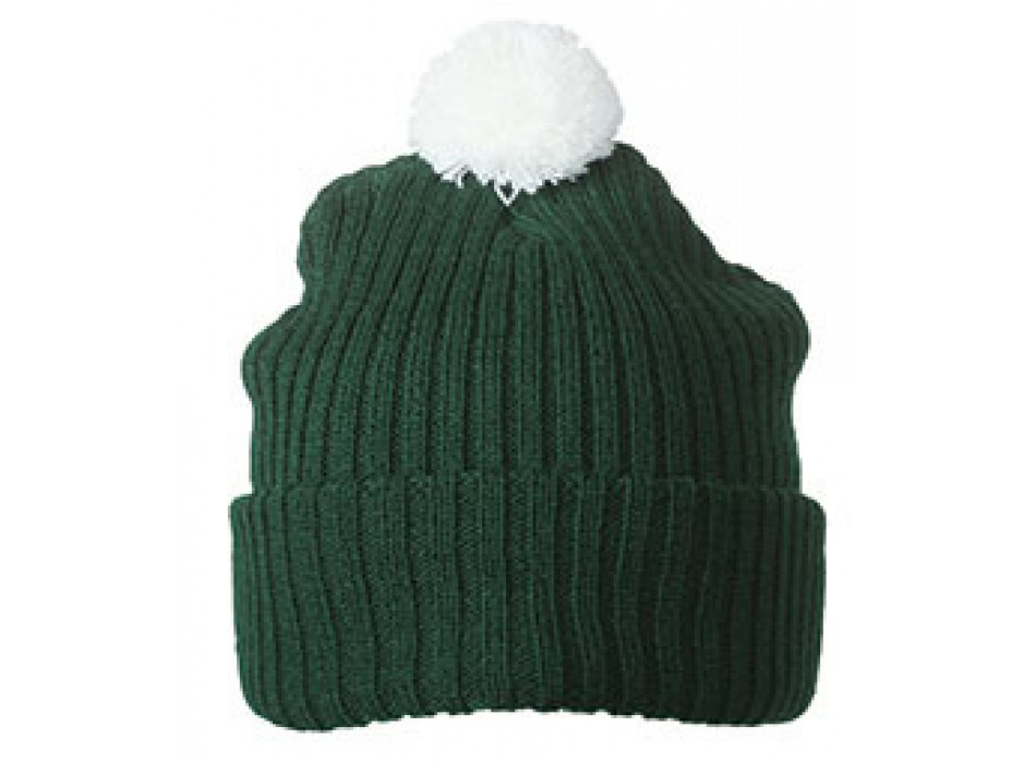 KNITTED POMPON CAP 100%P M&B FullGadgets.com