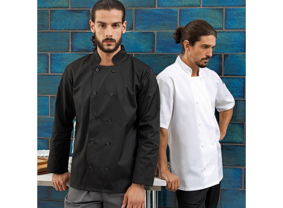 L Sleeve Chef Jacket 65%P 35%C FullGadgets.com